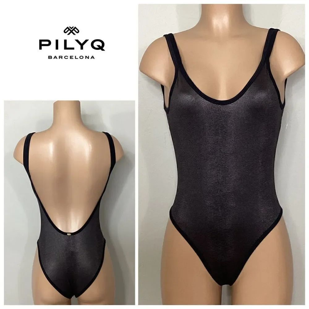 New. Pilyq Sterling metallic one piece.